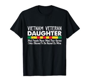 proud daughter of a vietnam veteran t-shirt