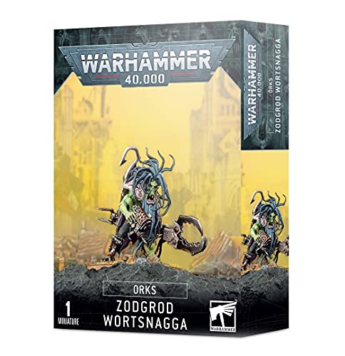 Games Workshop Warhammer 40k - Orks Zodgrod Wortsnagga,Black