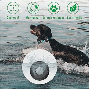 Airtag Holder for Dog Collar, Cibaabo Silicone Air Tag Case Cover Compatible with Apple Airtags for 0.8-1.2inch Cat Pet Collar Harness Loop