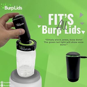 Burp Lids Automatic Pump | for Curing, Harvesting & Automatic Burping | Fits All Wide Mouth Jars