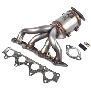 674-891 catalytic converter compatible with 2011-2017 hyundai accent veloster, 2012-2016 kia rio soul 1.6l 51429 285102bef1 28510-2bef1