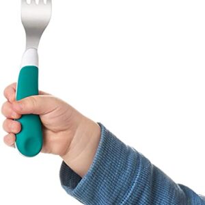 OXO Tot Training Fork and Spoon Set, Teal/Navy (2 Pack) …