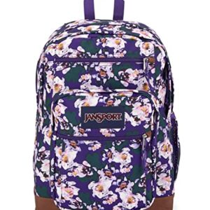 JanSport Cool Backpack, with 15-inch Laptop Sleeve, Purple Petals - Large Computer Bag Rucksack with 2 Compartments, Ergonomic Straps - Bag for Men, Women