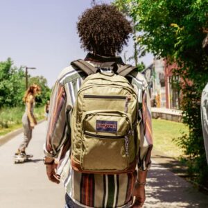 JanSport Cool Backpack, with 15-inch Laptop Sleeve, Purple Petals - Large Computer Bag Rucksack with 2 Compartments, Ergonomic Straps - Bag for Men, Women