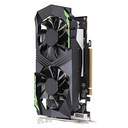 GEFORCE GTX 1050ti, 128bit 4GB Graphics Card, Automatic Recognition Video Memory Card, Low Noise and Quiet Work, Strong and Durable, with Long Service Life