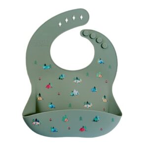 austin baby co mess proof silicone bibs for babies – perfect travel toddler bibs for baby