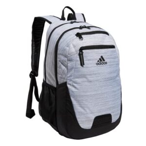 adidas foundation 6 backpack, two tone white/black, one size