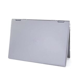 mcover case compatible for 2021-2022 14" dell inspiron 14 5406 series 2-in-1 convertible laptop computer only (not fitting other dell models) - clear