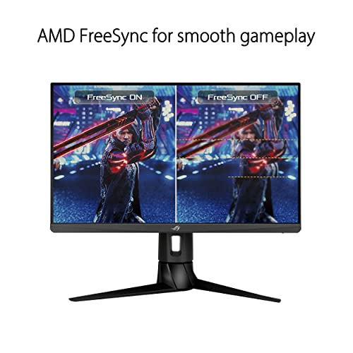 ASUS ROG Strix 23.8” 1080P HDR Gaming Monitor (XG249CM) - Full HD, IPS, 270Hz, 1ms, Extreme Low Motion Blur Sync, FreeSync Premium, 105% sRGB, Eye Care, USB-C, DisplayPort, HDMI, Height Adjustable