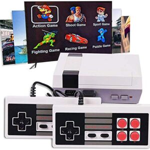 Classic Game Consoles,Retro Game Console with 620 Built in Games with 2 NES Classic Controllers, Connected to The TV Mini NES Classic Edition,The Best Gift for Kids and Adults