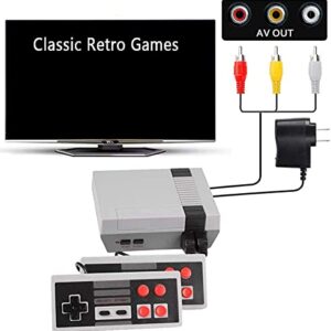 Classic Game Consoles,Retro Game Console with 620 Built in Games with 2 NES Classic Controllers, Connected to The TV Mini NES Classic Edition,The Best Gift for Kids and Adults