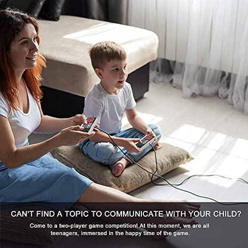 Classic Game Consoles,Retro Game Console with 620 Built in Games with 2 NES Classic Controllers, Connected to The TV Mini NES Classic Edition,The Best Gift for Kids and Adults