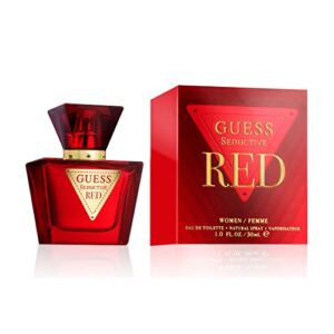 guess seductive red women/femme eau de toilette perfume spray for women, 1.0 fl. oz.