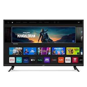 vizio 55-inch v-series 4k uhd led hdr smart tv apple airplay and chromecast built-in, dolby vision, hdr10+, hdmi 2.1, auto game mode and low latency gaming, v555-j01, 2021 model (renewed), 55 inches