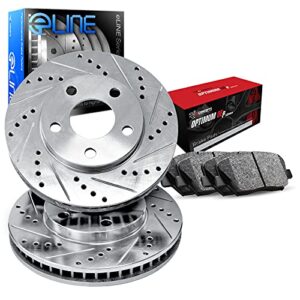 r1 concepts front brakes and rotors kit |front brake pads| brake rotors and pads| optimum oep brake pads and rotors - 1ec.39008.04