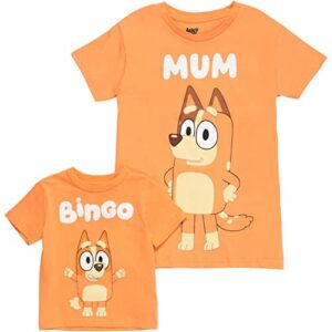 Bluey Mum Adult Womens Graphic T-Shirt Chilli Small