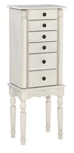 powell darcy off white jewelry armoire