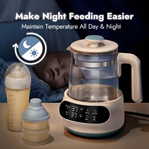 Papablic Formula One Step Bottle Warmer, Water Warmer for Baby Formula with Smart Temperature Control