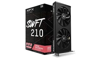 xfx speedster swft 210 radeon rx 6600 core gaming graphics card with 8gb gddr6 hdmi 3xdp, amd rdna 2 rx-66xl8lfdq