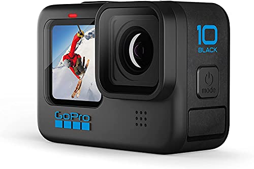 Pixel Hub GoPro HERO10 Hero 10 Camcorder Black - Ultimate Bundle Includes: Sandisk Ultra 64GB microSD, 2X Extra Batteries, Charger, Underwater Housing, LED Light Kit, Carry Case and More