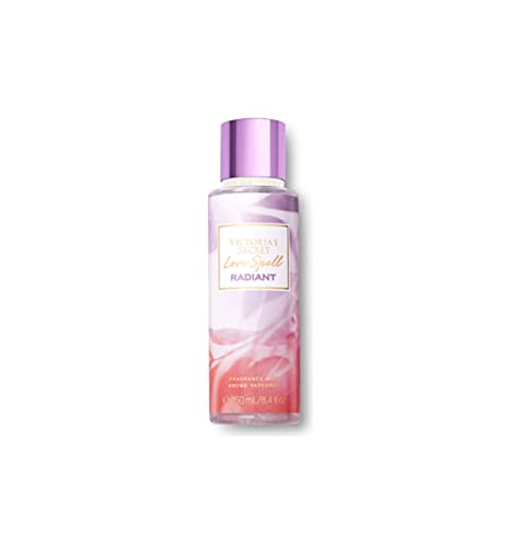 Victoria's Secret Love Spell Radiant Fragrance Body Mist for Women, 8.4 fl. oz. (Love Spell Radiant)