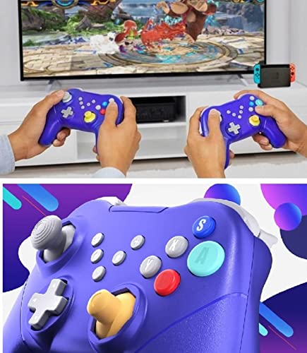 Retro Fighters Duelist Wireless Controller For Use With Nintendo Switch And PC Wireless Gamepad Blue Switch Controller