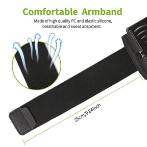 LWDUDE Running Phone Holder for Legs Waist Arms. Running Armband Phone Holder is 360° Rotatable and Detachable. Running Phone Armband for iPhone, Samsung, Lenovo, Google, All 4.5-7.8 inch Phones