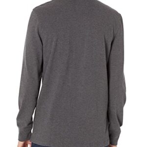 Tommy Hilfiger mens Long Sleeve in Regular Fit Polo Shirt, B65 Charcoal Grey Heather, XX-Large US