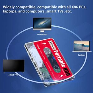 Kinhank 2TB HDD Portable External Game Hard Drive Disk with 120,000+ Games,Batocera 33 System Compatible with 70+ Classic Emulators for Laptop/PC/Windows/Mac OS/Super Console X Mini PC Box,USB 3.0