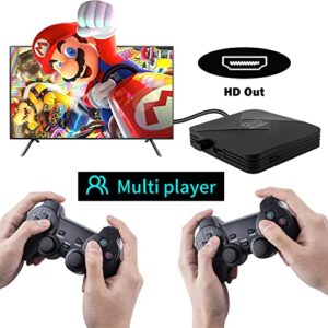 Classic Retro Game Console for 4k TV HD Output Video Game Console 40+ Emulator Super Console X Pro Dual Wireless Gamepad Powkiddy B-01 Gamebox 64G Built-in 32000 Classic Games(Gift For Adult&Child)