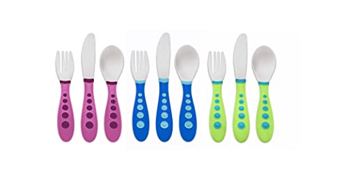 NUK First Essentials Kiddy Cutlery (9 Piece Set)