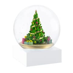 coolsnowglobes giving tree snow globe