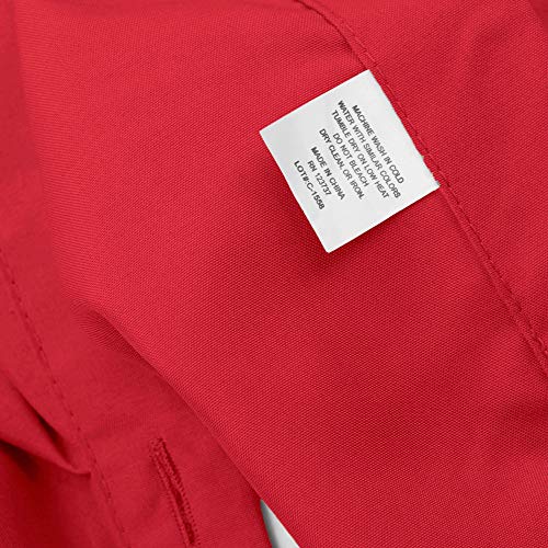 Nestl Twin Duvet Cover Set Pintuck - Double Brushed Red Duvet Cover Twin 2 Piece with Button Closure, 1 Pinch Pleated Twin Size Duvet Cover 68x90 inches and 1 Pillow Sham