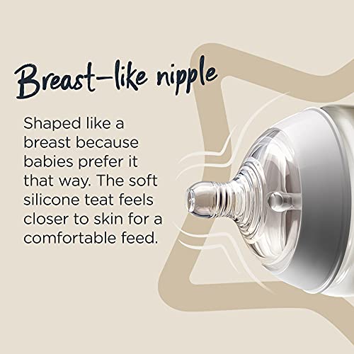 Tommee Tippee Formula Feeding Solution, Baby Bottle Set | Closer to Nature Bottles, Breast-Like Nipples | Travel Lids, Formula Dispenser & Milk Feeding Bib