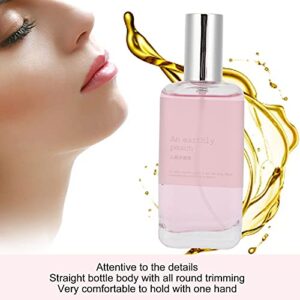 50ml Peach Flavour Perfume, Night Spray Lasting Light Fragrance, Long-lasting Eau De Toilette Day or Night Spray with Fresh Fruit Scent