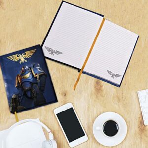 ABYSTYLE Warhammer 40K Ultramarines Hardcover Notebook 8.5" x 6" with 180 Lined Pages Office School Supplies Stationary Gift Office Product