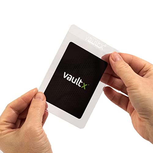 Vault X Wide-Fit Semi-Rigid Card Holders for Trading Cards & Sports Card Grading submissions (200 Pack)