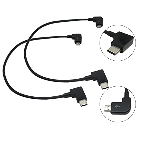 2 Pcs Cable for DJI MAVIC PRO AIR Drone Remote Controller RC to Type-C USB Phone New