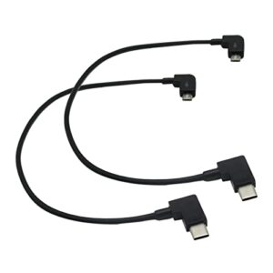 2 Pcs Cable for DJI MAVIC PRO AIR Drone Remote Controller RC to Type-C USB Phone New