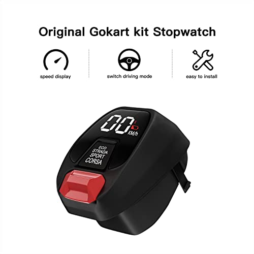 Stopwatch Assembly for GoKart Pro and Gokart Bundle Compatible with Ninebot by Segway Gokart PRO,Go Kart Kit Dashboard Accessories Instrument Display Replacements Original Accessories