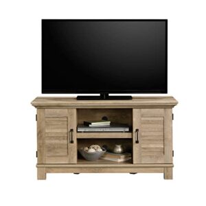 Sauder Garden Villa TV Stand, L: 47.32" x W: 18.82" x H: 25.47", Orchard Oak Finish