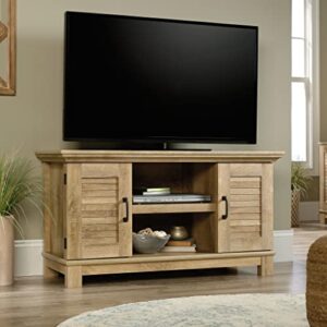 Sauder Garden Villa TV Stand, L: 47.32" x W: 18.82" x H: 25.47", Orchard Oak Finish