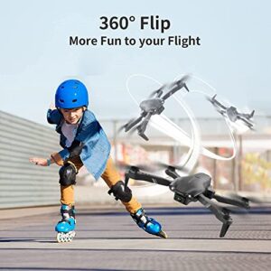 DRONEEYE 4DV13 Drone with 1080P HD FPV Camera for kids Adults, Foldable Mini RC Quadcopter With Waypoint, Functions,Headless Mode,Altitude Hold,Gesture Selfie,3D Flips,Beginners Toys Gifts