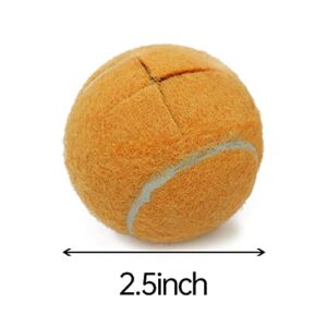 Magicorange 8 PCS Precut Walker Tennis Balls for Furniture Legs and Floor Protection, Heavy Duty Long Lasting Felt Pad Glide Coverings(Orange)