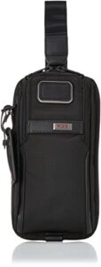 tumi 02603585 men's sling, official product, alpha compact sling, black, one size