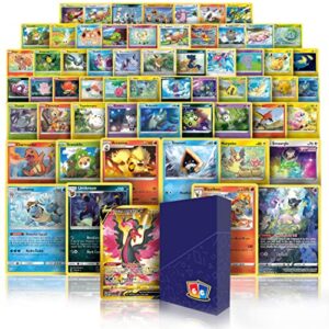 ultra rare battle bundle | 1x ultra rare | 60+ cards including 5 holo or rare cards | gg box compatible with pokemon cards