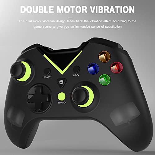 QUMOX Game Controller Joystick for X-box-One X-Series X PS3 Console Gamepads with 2.4G Receiver