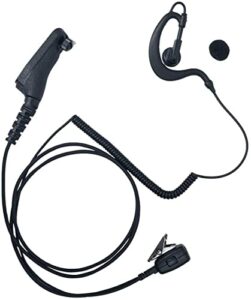 klykon g shape earpiece headset for motorola mtp850 mototrbo xpr6550 xpr7550 xpr7580 xpr7380 apx6000 apx4000 xpr7350 apx7000 xpr6350 walkie talkie 2 way radio