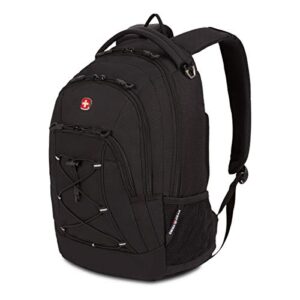 swissgear 1186 bungee backpack, black, 17-inch