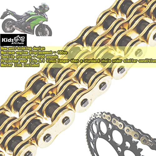 #420 Chain for 50cc 70cc 90cc 110cc 125cc Motorcycle Dirt Pit Bike ATV Quad Go Kart 4 wheeler Honda XR50 CRF50 Yamaha Kawasaki Suzuki